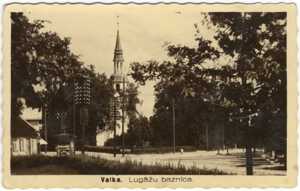 Valka. Lugaz Church, Lugaz Lutheran Church