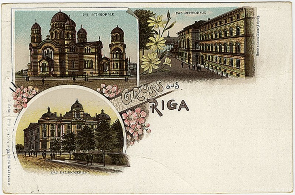 Gruss from Riga, Riga. Collage