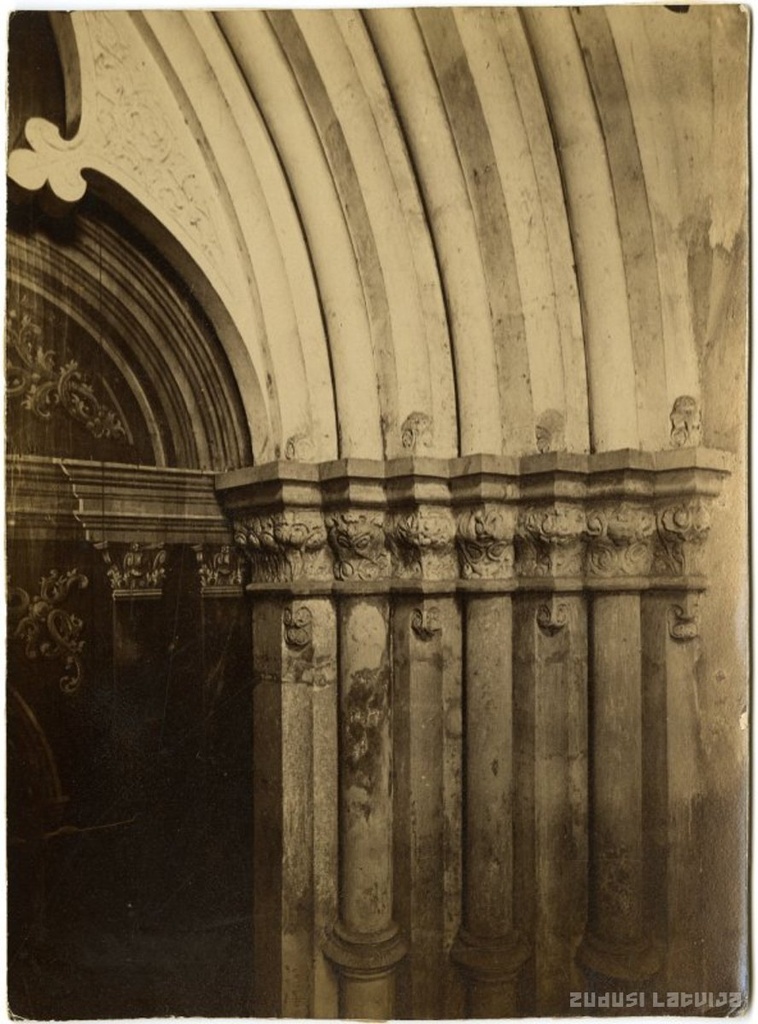 Part of the northern portal of Riga Dome Church