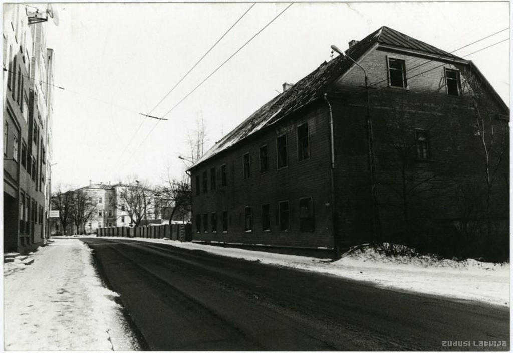 Riga. Building in Firsa Sadovnikov Street 14