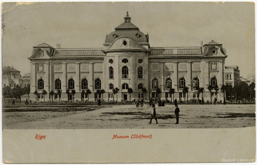Riga. Museum (Südfront), Riga City Art Museum