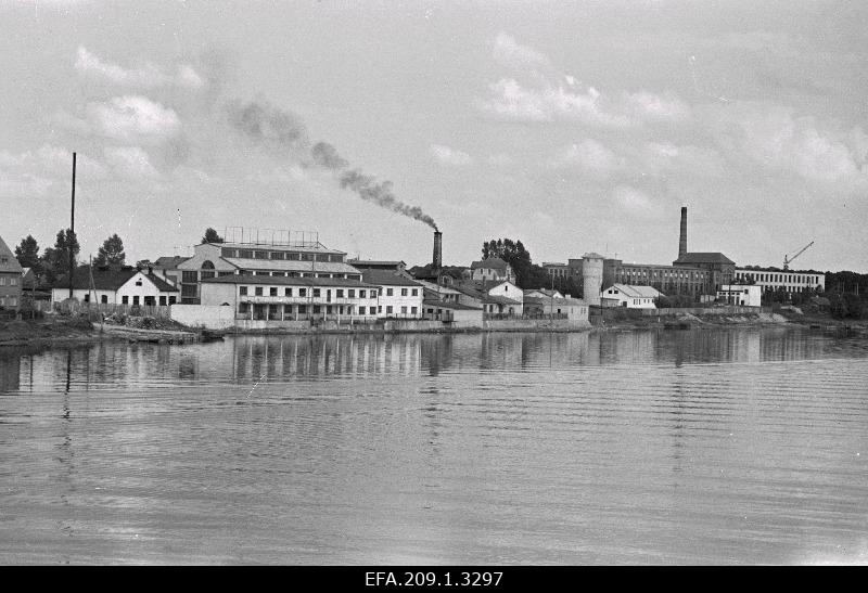 View of the Pärnu Machine Engineering Factory and the flat factory.