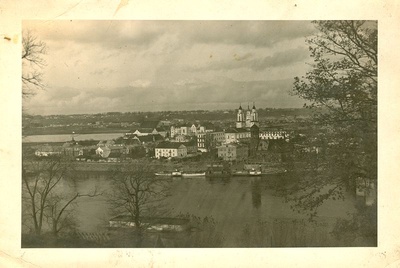 Panorama of the Old Town of Kaunas from Aleksota  duplicate photo