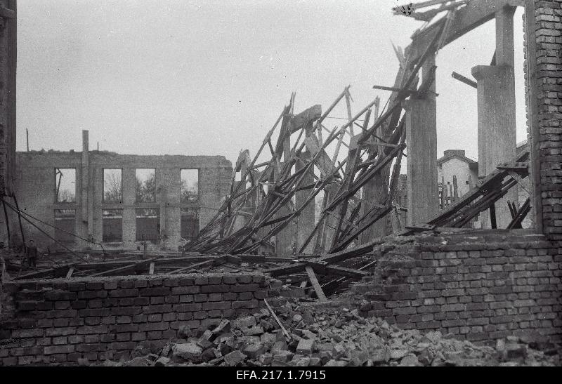 The ruins of the Valga Water Factory.