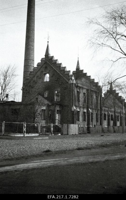 The crushed city power station railway pumphouse.