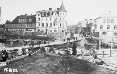 Construction works of Tartu watervärk (?)  duplicate photo