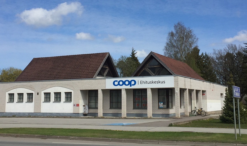 Saku kaubamaja, hoone vaade. Arhitekt Tiina Soans rephoto