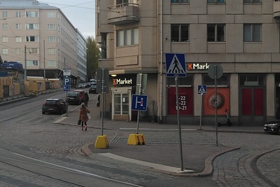 Toinen linja 5. Näkymä Toiselta linjalta Siltasaarenkadun kulmasta koilliseen rephoto