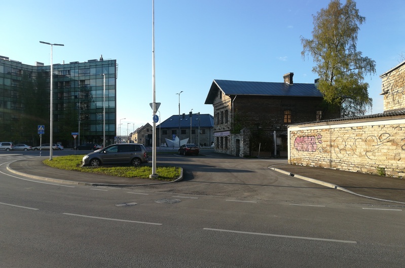 Tallinn. Lootsi tn 2, 4, 6, 8. Old 1-2 floor stone buildings rephoto