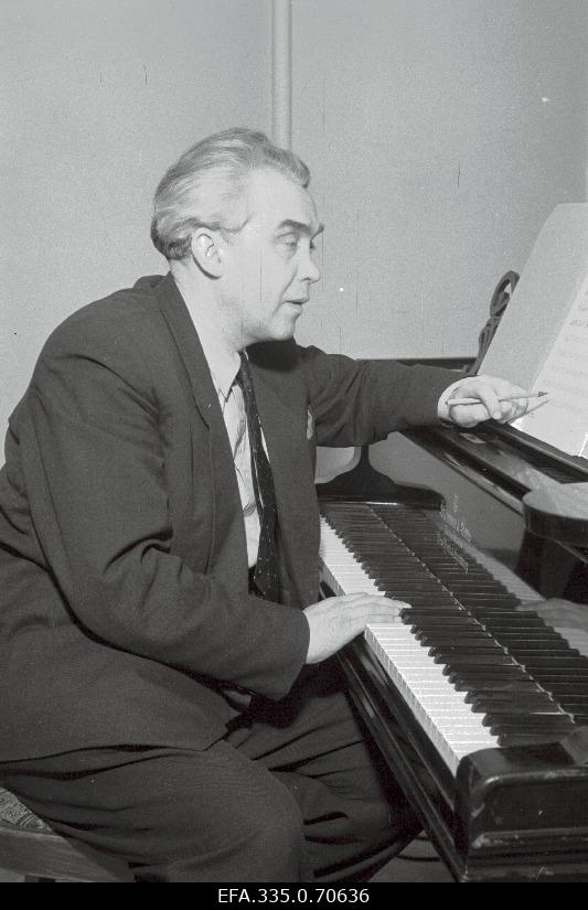 Composer Gustav Ernesaks.