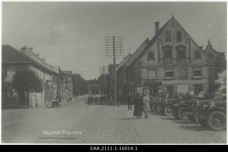Castle (Pils) Street in Jelgava