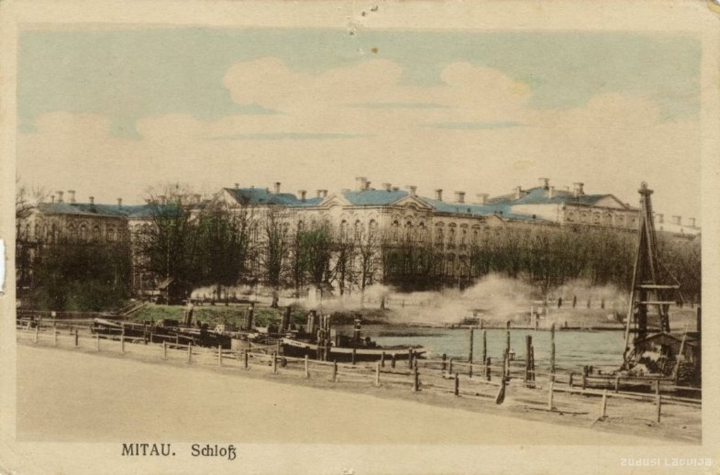 Jelgava castle, Mitau. Lock