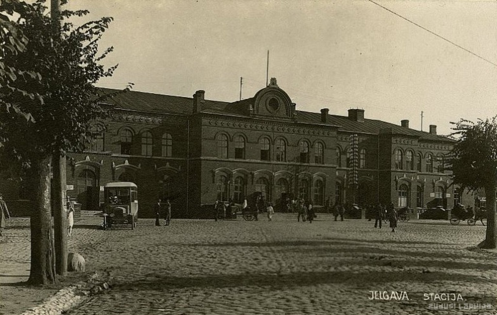 Jelgava railway station, Jelgava. Station