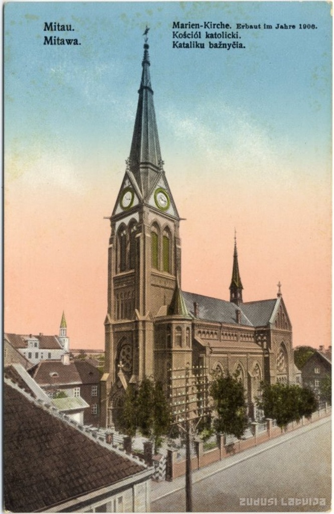 Cathedral of Jelgava Innocent Young Mary