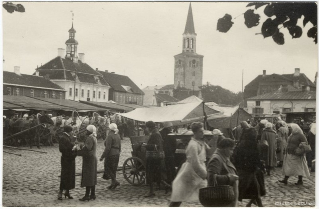 Jelgava. Market area