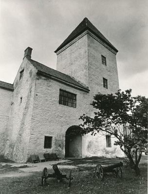 Photo. Koluvere Castle. Main entrance. 26.06.1980  duplicate photo