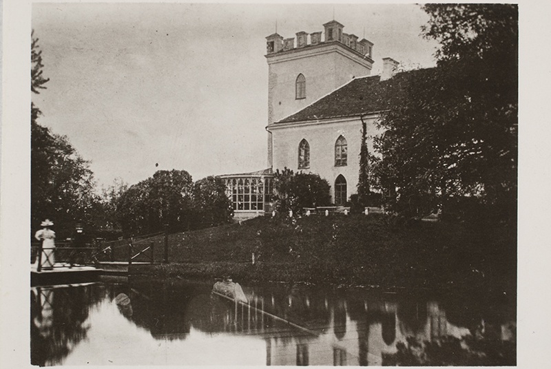 Kolovere Manor (Lohde), Tiik and garden, approx. 1890. Goldland khk