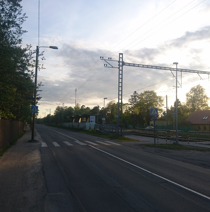 Rahumäe railway crossing. rephoto