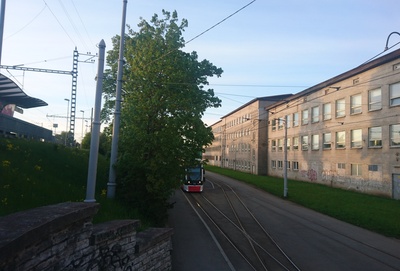 Tram station Tondil rephoto
