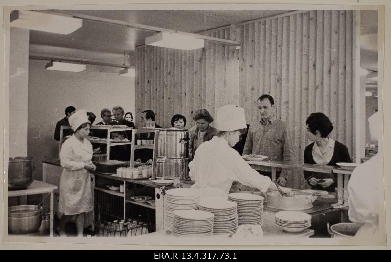 Dining No. 30. In the competition "Super Entrepreneur of Work and Service Cultural Enterprise" organized by the Trust of Tallinn Food Facilities, Restaurants and Cafés, 1969