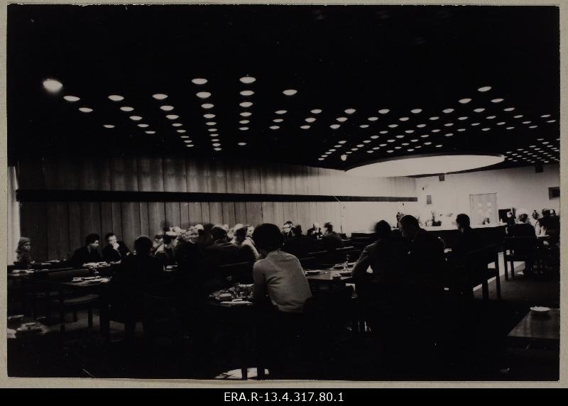 Tallinn Bar-varietee, Harju Street cafeteria. In the competition organized by the Trust of Tallinn Sööklate, Restaurants and Cafés "Super Entrepreneur of Work and Service Culture" in 1969, Tallinn