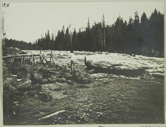 The boat is seated in Lohikoske