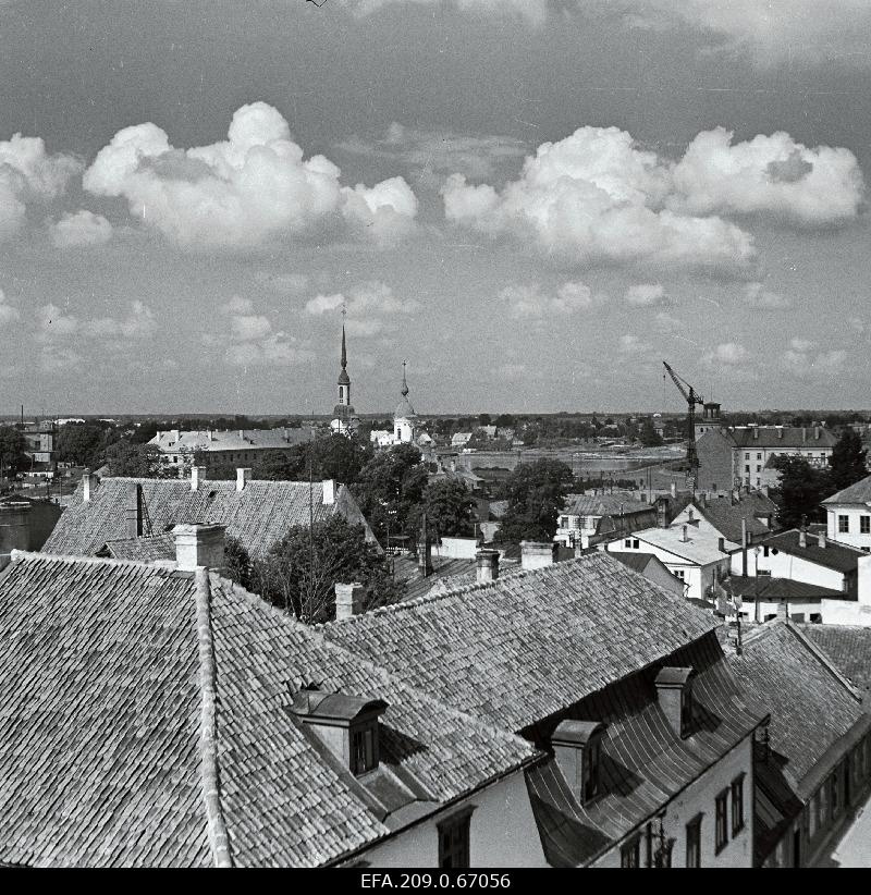 View of the city of Pärnu.