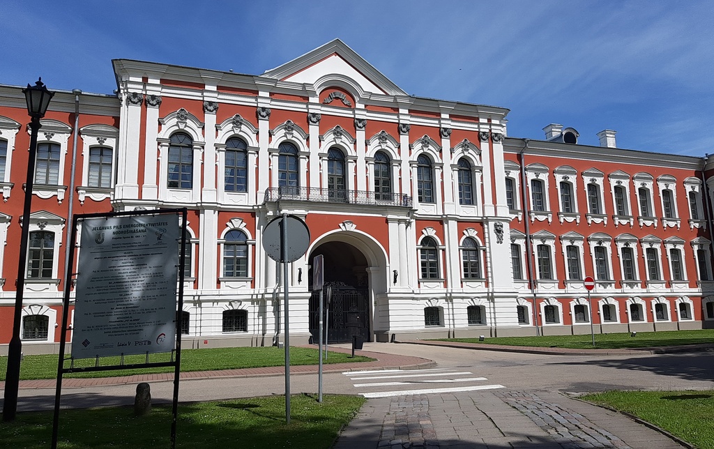 Jelgava castle, Jelgava. Castle rephoto