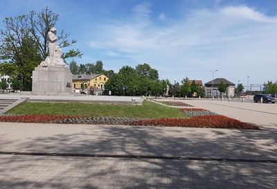 Jelgava. Monument for Jelgava liberators rephoto