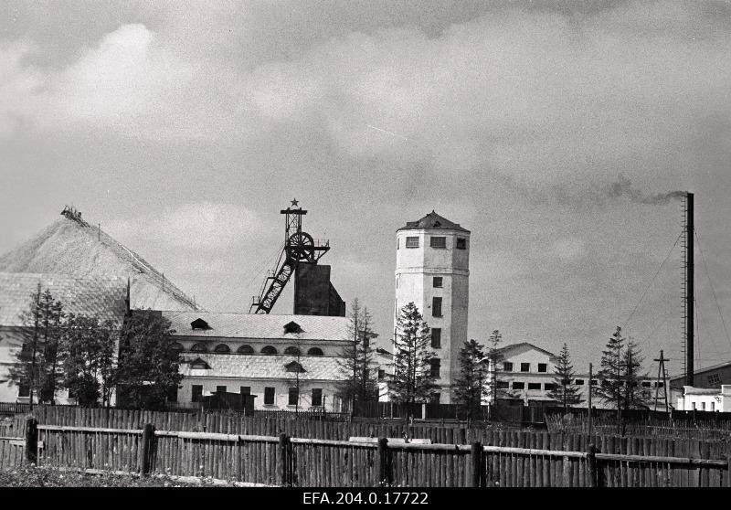 One of the latest mines in the Estonian burning stone bath - the trust Estonian Põlevkivi mining.