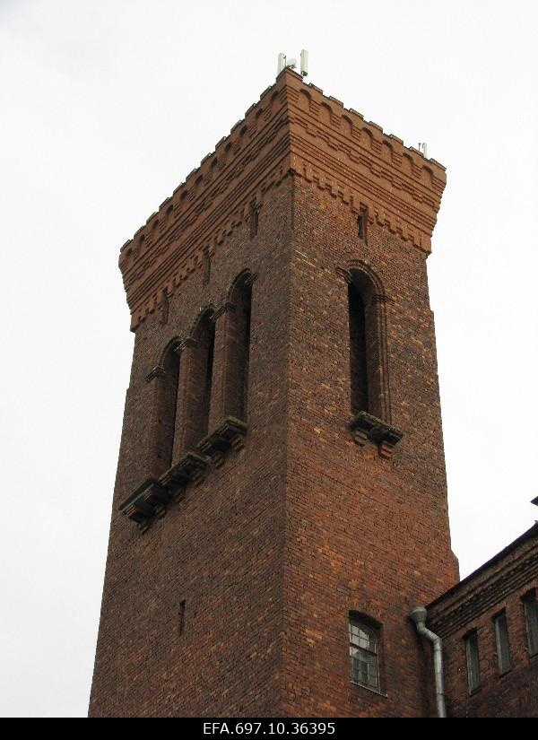 View of the Kreenholm water tower.