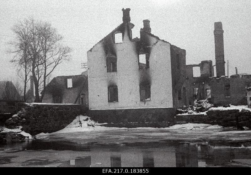 Ruins on Jõgeva Street.
