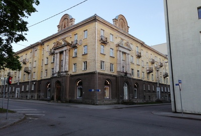 Tallinn, a new apartment on the corner of Koidu and Planetary Street. rephoto