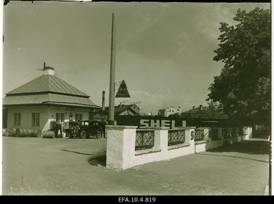 Shell gas station in Tallinn.  similar photo