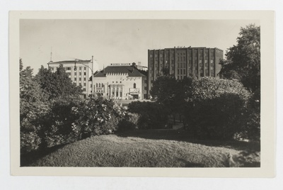 View of the buildings near the Tallinn Freedom Square  duplicate photo