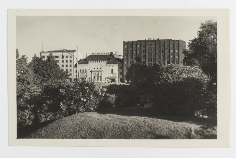 View of the buildings near the Tallinn Freedom Square