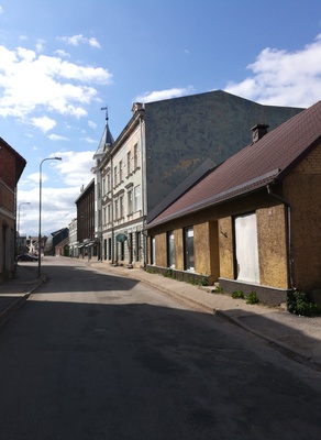 foto, Viljandi, Tartu tn,  u 1960 F A.Kiisla rephoto