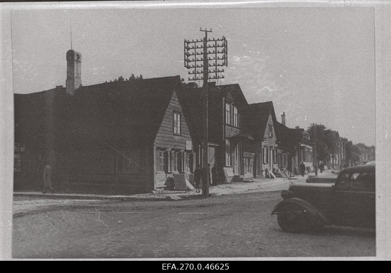 The corner of Liivalaia and Central Liiva Street.