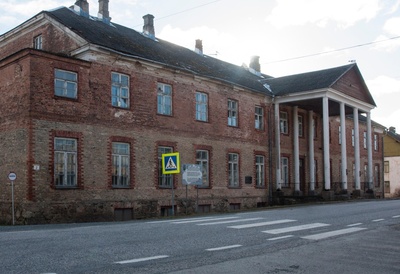 Aleksandri School House (industrial school) near Põltsamaa. rephoto