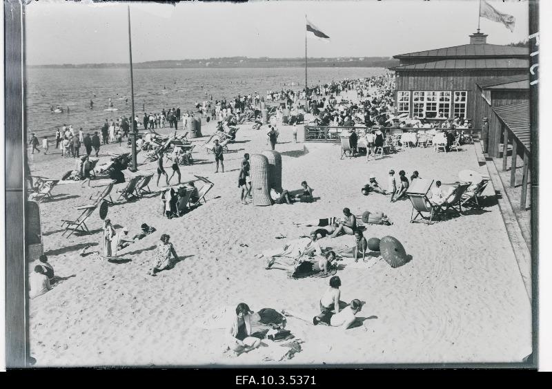 Summers on the beach of Pirita.