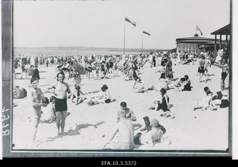 Summers on the beach of Pirita.