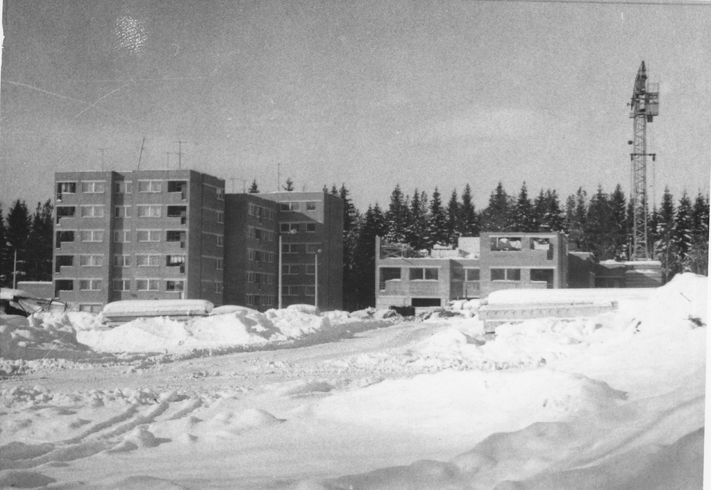 Construction of dwarf buildings on the street 1, 3, 5 1978