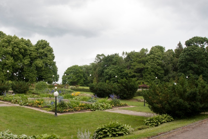 Valley castle and castle gardens, greenhouse rephoto