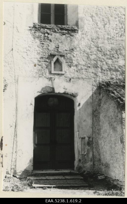 Western portal of Märjamaa Maarja Church