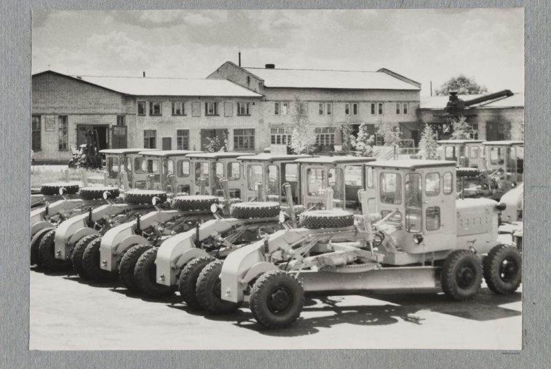 Machines in row
