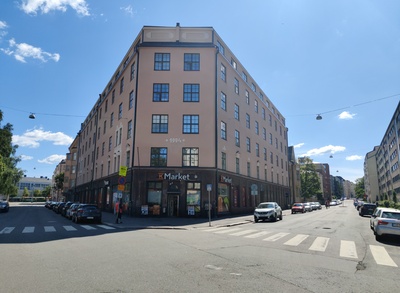 Raitiotie- ja Omnibusosakeyhtiön henkilökunnan asuntola, Töölönkatu 49. rephoto