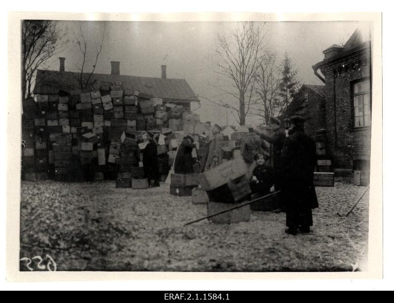 Destruction of Vinealao in May 1917.