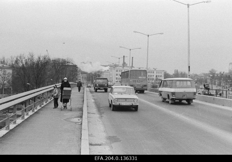 View of the first stage of the Pärnu road viaduct.
