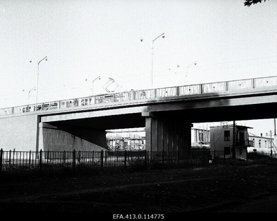 Construction of the viaduct of Pärnu highway.  similar photo