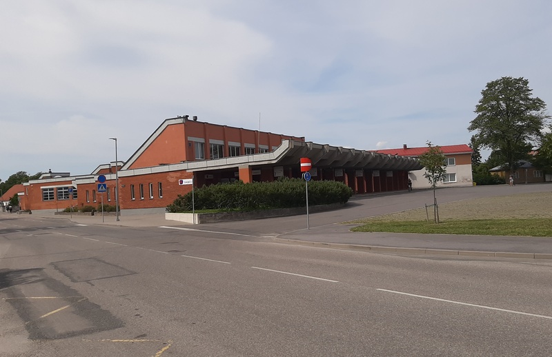 Kuressaare bus station Saare county Kuressaare city Pihtla tee 2 rephoto